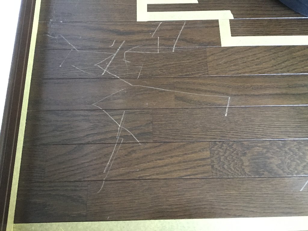 F様邸　フローリングの補修写真