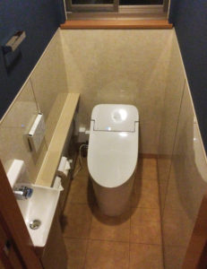 トイレの改修工事