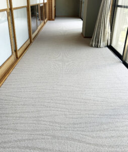広縁をカーペットに模様替え