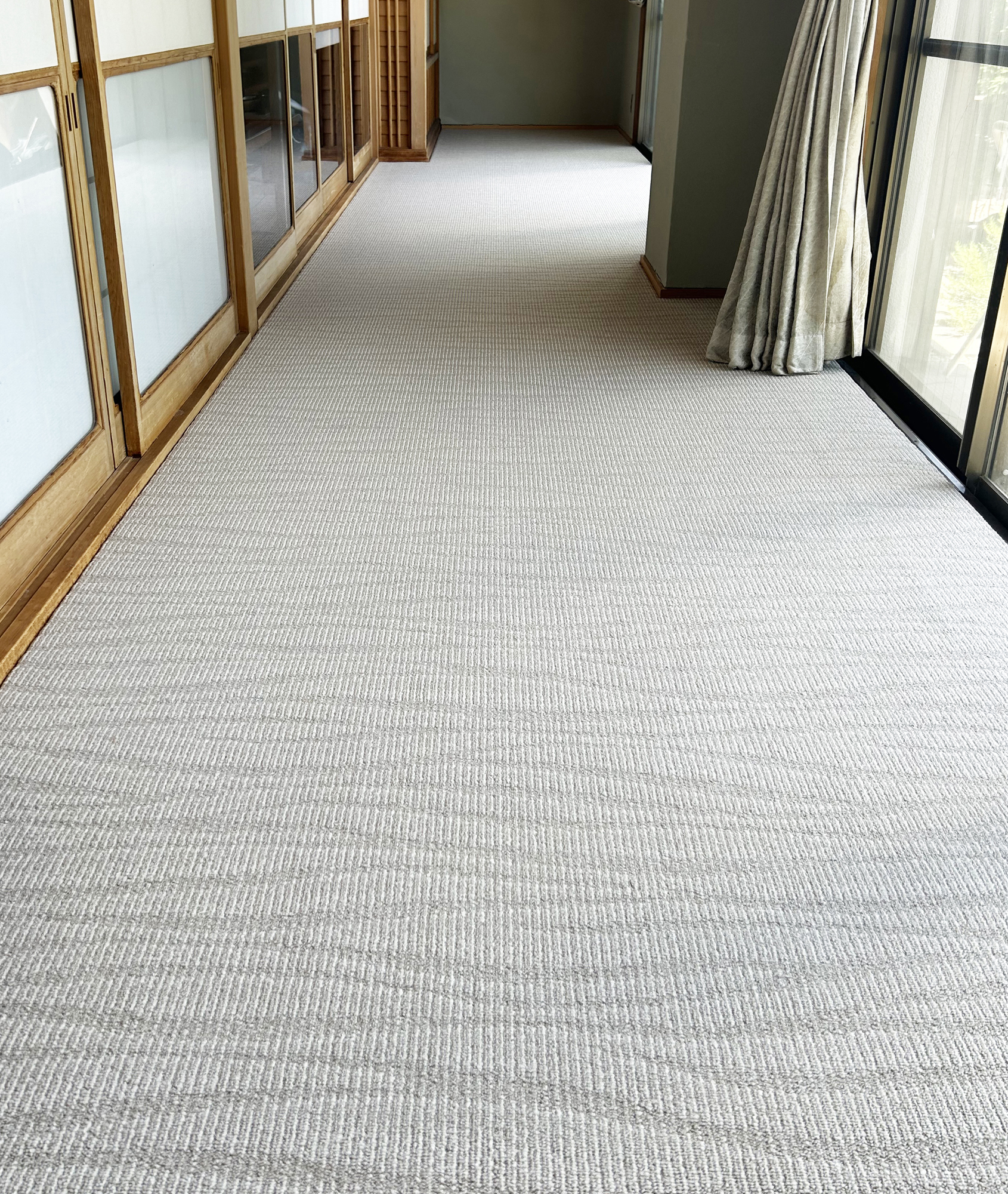 広縁をカーペットに模様替え